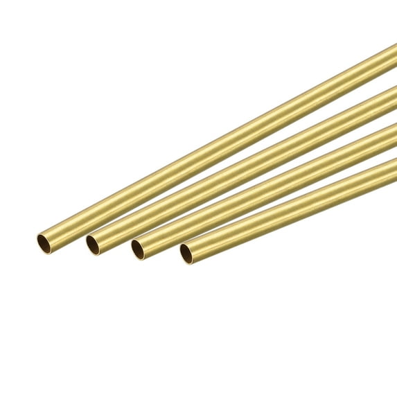 Uxcell Brass Tubing Seamless Straight Pipes Tubes 4.5mm x 0.25mm x 300mm