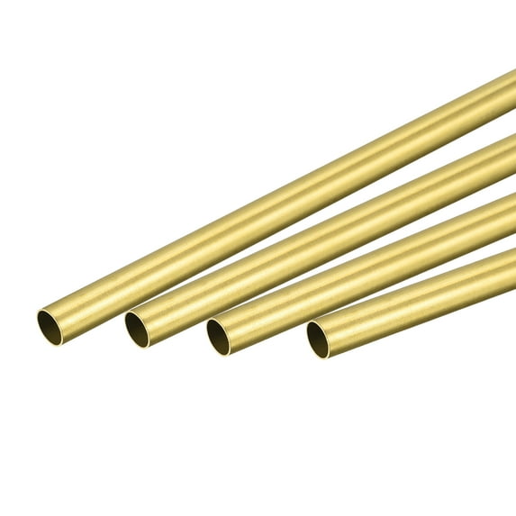 Uxcell Brass Tubing Seamless Straight Pipes Tubes 6mm x 0.3mm x 300mm