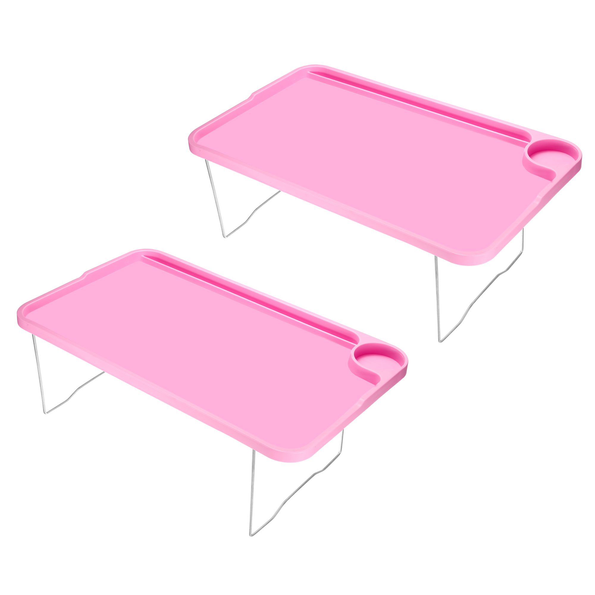 Uxcell Breakfast Tray Table with Folding Legs Laptop Snack Desk for ...