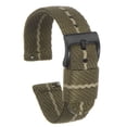 thumbnail image 1 of Uxcell Brown Khaki Nylon Watch Band 18mm Width Soft and Comfortable Nylon Strap with Black Buckle, 1 of 6
