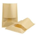 thumbnail image 1 of Uxcell Brown Kraft Pouches, 30pcs 8x5.5" Plant Saving Envelope with Window, 1 of 6