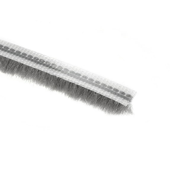 Uxcell Brush Weather Stripping 10M/32.8Ft Card Slot Seal Strip 5x6mm/0.2"x0.24"/WxH