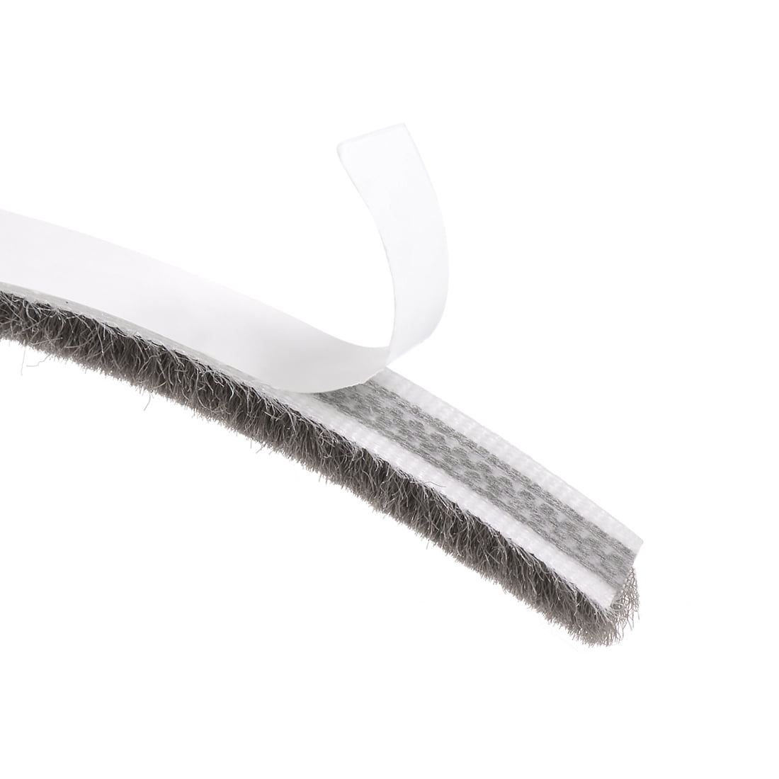 Uxcell Brush Weather Stripping Adhesive Felt Door Seal Strip 197Inch
