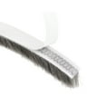 thumbnail image 1 of Uxcell Brush Weather Stripping Adhesive Felt Door Seal Strip 394Inch L x0.35Inch W Gray, 1 of 5