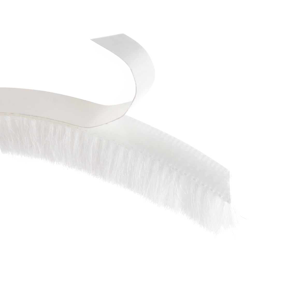 Uxcell Brush Weather Stripping Adhesive Felt Door Seal Strip 394Inch L x0.35Inch W White