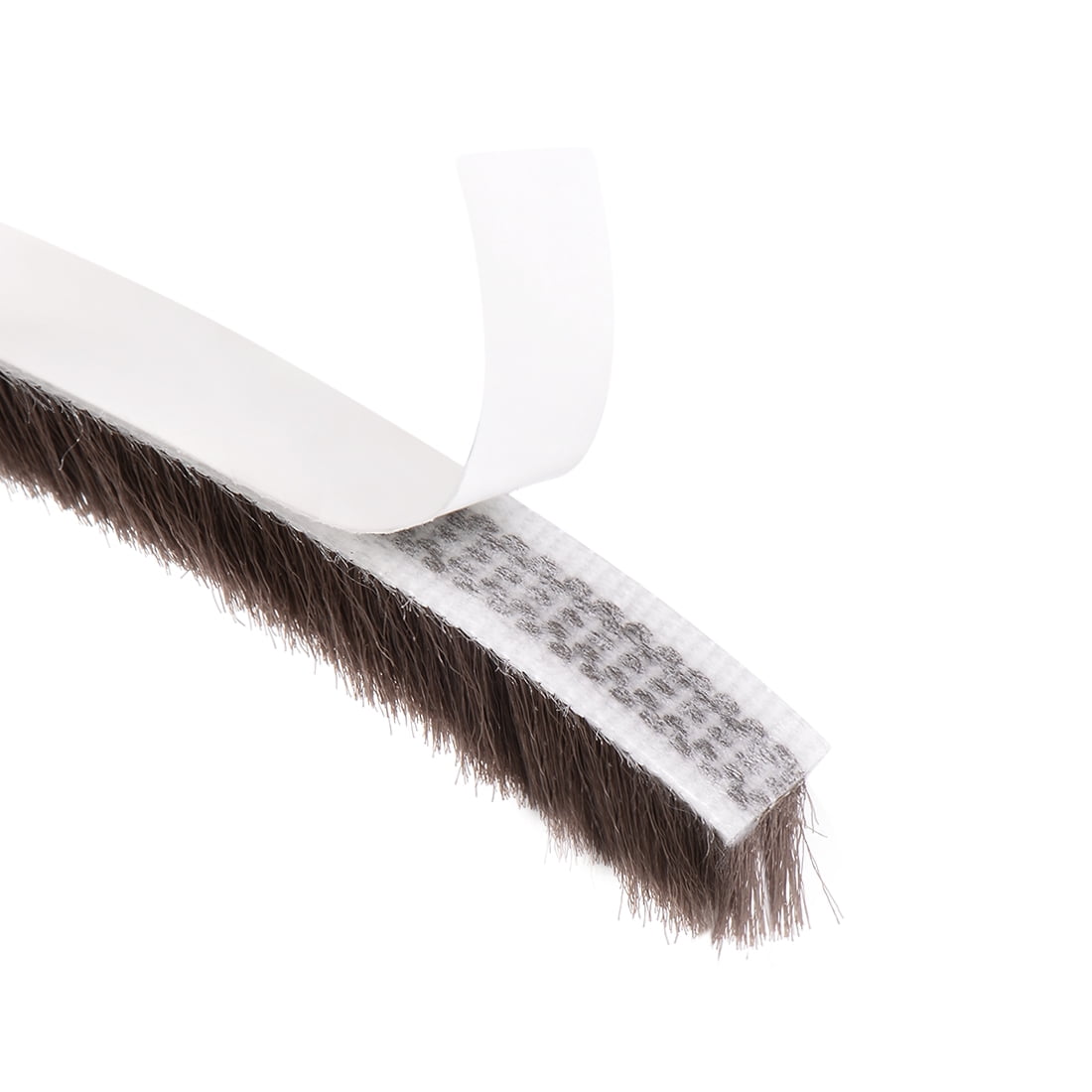 Uxcell Brush Weather Stripping Adhesive Felt Door Seal Strip 590.6Inch
