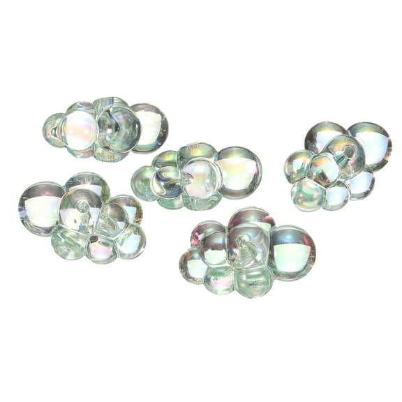 Uxcell Bubble Clusters for Miniature Dollhouse Bathtub, 1:16 Scale Acrylic Green Bubbles, 5-Piece