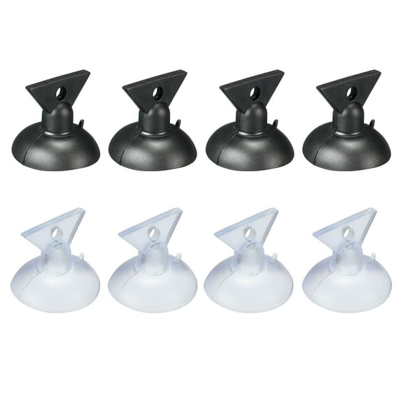 Uxcell Bulb Changers, Suction Cup Light Lamp Replacing Tools for GU10 MR16 Bulbs, Black and Clear 8Pcs