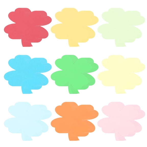 Uxcell Bulletin Cutouts Paper, 108 Pcs Four-Leaf Shaped Paper Cut Outs Decor