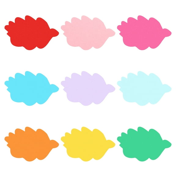 Uxcell Bulletin Cutouts Paper, 180Pcs Fallen Leaves Shape Paper Cut Out with Adhesive
