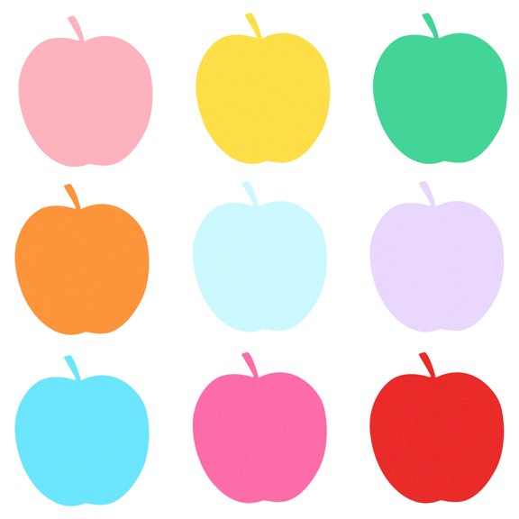 Uxcell Bulletin Cutouts Paper, 180Pcs Fruit Shape Paper Cut Out with Adhesive