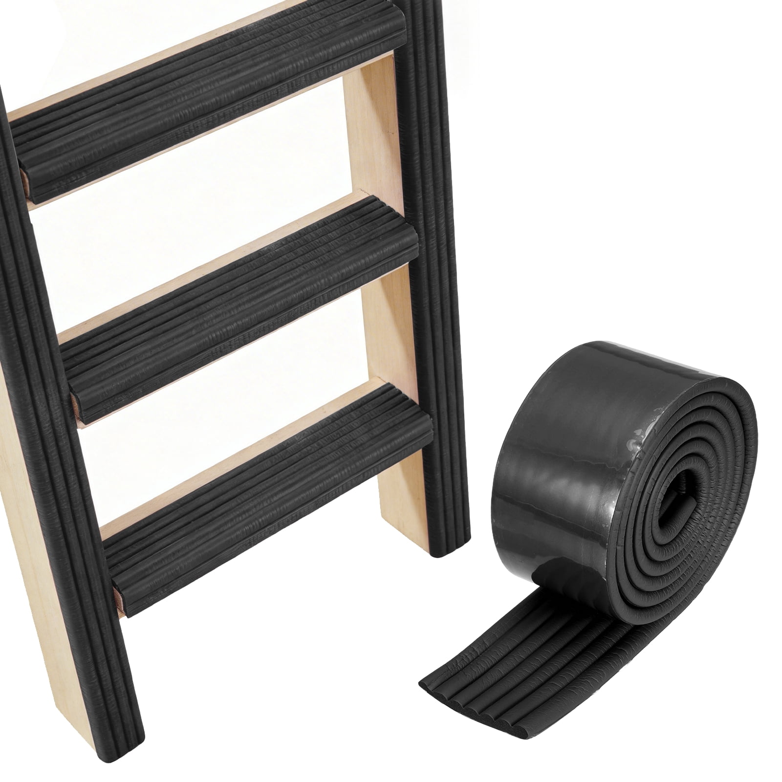 Uxcell Bunk Bed Ladder Pad, (6.5ft, Black), Self-Adhesive Bunk Bed Step ...