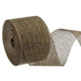 thumbnail image 1 of Uxcell Burlap Ribbon, Polyester Ribbon for Gift Wrapping Home Wedding Decor Brown, 1 of 5