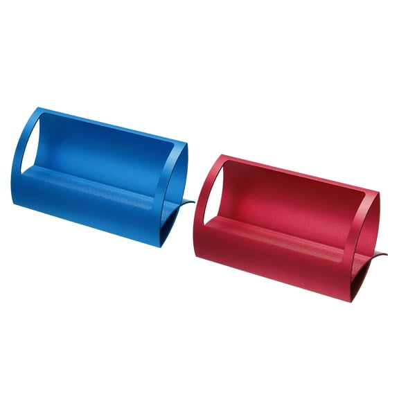 Uxcell Business Card Holders Aluminum Card Collection Display Organizer 2 Colors 2Pack