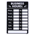 thumbnail image 1 of Uxcell Business Hour Sign Adhesive with Number Sticker and Open/Close Door Hanger Black 1 Set, 1 of 6