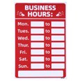 thumbnail image 1 of Uxcell Business Hour Sign Adhesive with Number Sticker and Open/Close Door Hanger Red 1 Set, 1 of 6