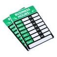 thumbnail image 1 of Uxcell Business Hour Sign Self Adhesive Operation Hour Sticker Green 2 Pack, 1 of 6