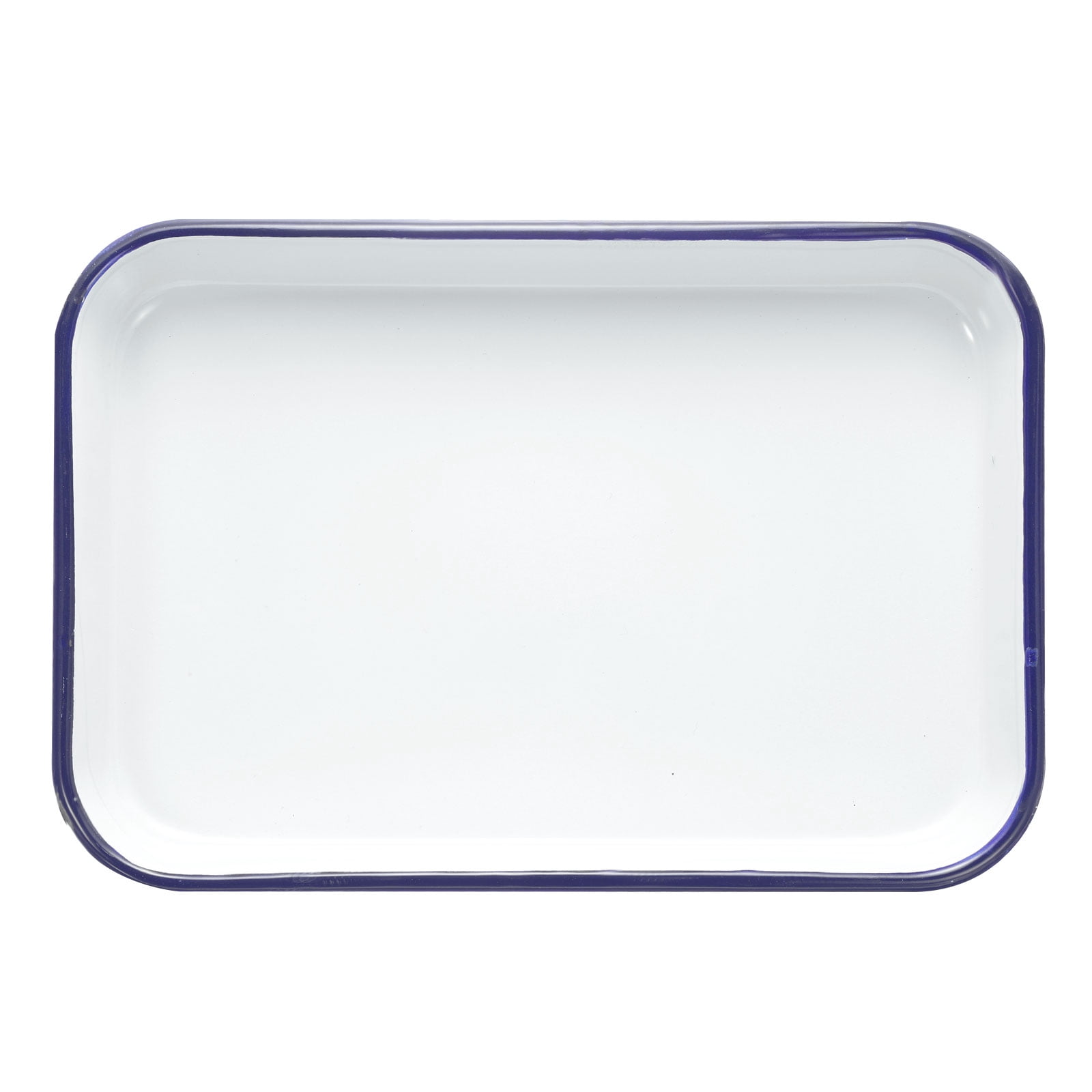 Uxcell Butcher Tray Palette 12" x 8" Metal Triple Enamel Coated Rectangular Tray Artist Painter Painting Tool for Art Paint Acrylic Watercolor Mixing