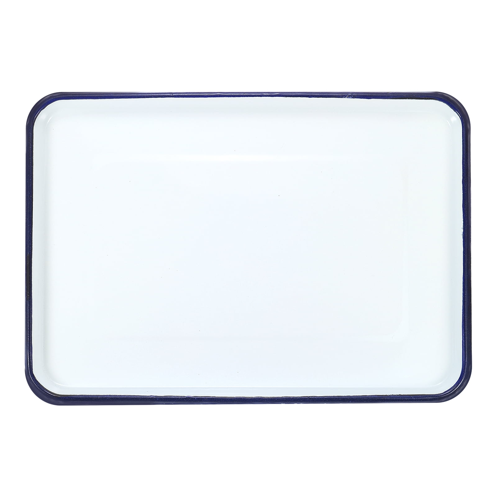 Uxcell Butcher Tray Palette 17"x 13" Metal Triple Enamel Coated Rectangular Tray Holder Artist Painter Painting Tool