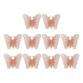 thumbnail image 1 of Uxcell Butterfly Iron on Patches, Embroidered Sew on Applique Repair Patch for Backpacks Clothing Shoes Light Pink, 1 of 6