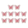 thumbnail image 1 of Uxcell Butterfly Iron on Patches, Embroidered Sew on Applique Repair Patch for Backpacks Clothing Shoes Pink, 1 of 6