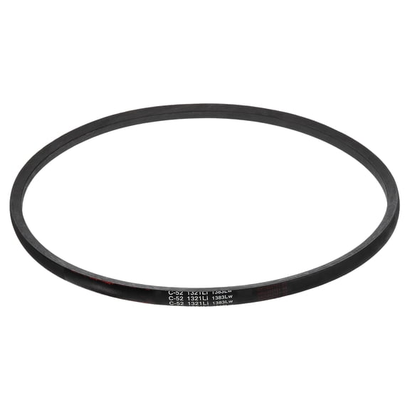 Uxcell C52 Drive V-Belt 52 Inch (1321mm) Inner Circumference x 22mm Width x 14mm Height, Rubber V Belt for Power Transmission