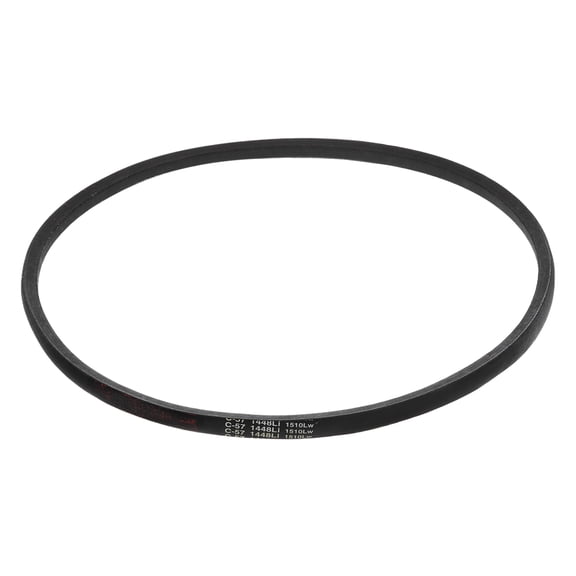 Uxcell C57 Drive V-Belt 57 Inch (1448mm) Inner Circumference x 22mm Width x 14mm Height, Rubber V Belt for Power Transmission