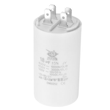 Uxcell CBB60 Run Capacitor – 16uF 450V AC, 72x40mm, ±5%, Double Insert, For Pump Motors