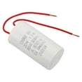thumbnail image 1 of Uxcell CBB60 20uF Running Capacitor,AC 450V 50/60Hz with 2 Wires 12cm for Water Pump, 1 of 5