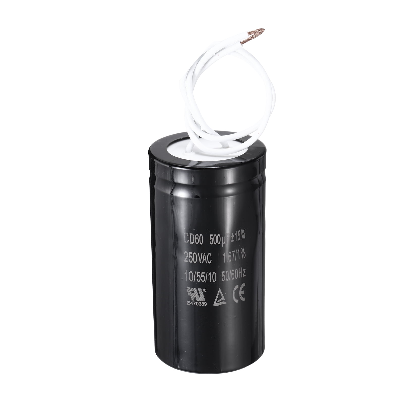 CD60 Run Capacitor Con Cable 250V AC 150uF 50 / 60Hz For El Motor Del