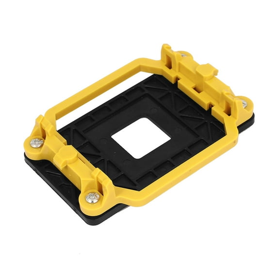Uxcell CPU Retention Bracket Base Yellow for AMD Socket AM2 940