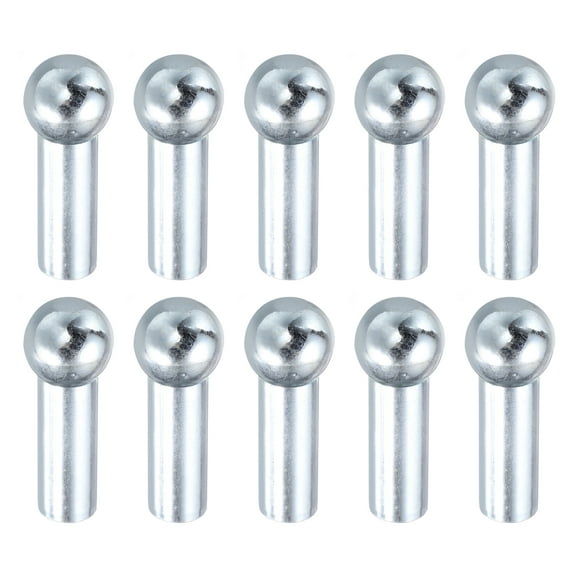Uxcell Cable Ball Stopper, 10pcs Gym Machine Accessories for 6mm Cable Fitness Equipment Exercise Wire Rope Port Joint Replacement Parts for Home Gym
