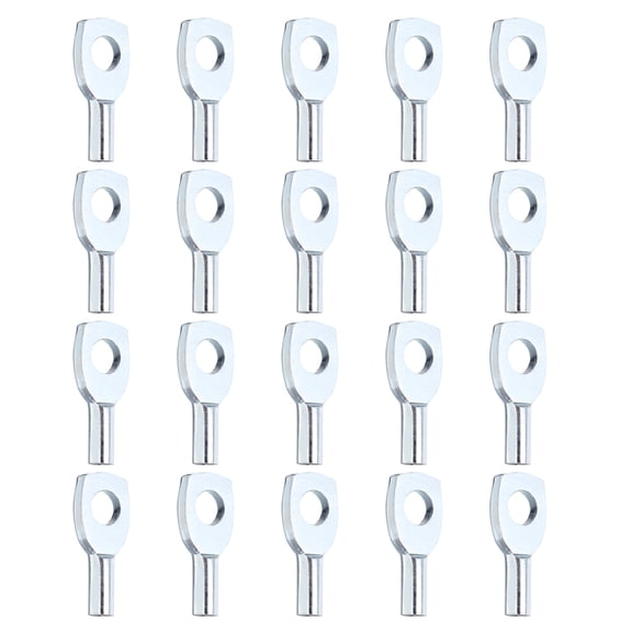 Uxcell Cable Ball Stopper, 20pcs Gym Machine Accessories for 5mm Cable Fitness Equipment Wire Rope Port Joint Replacement Parts for Home Gym Machine, Silver