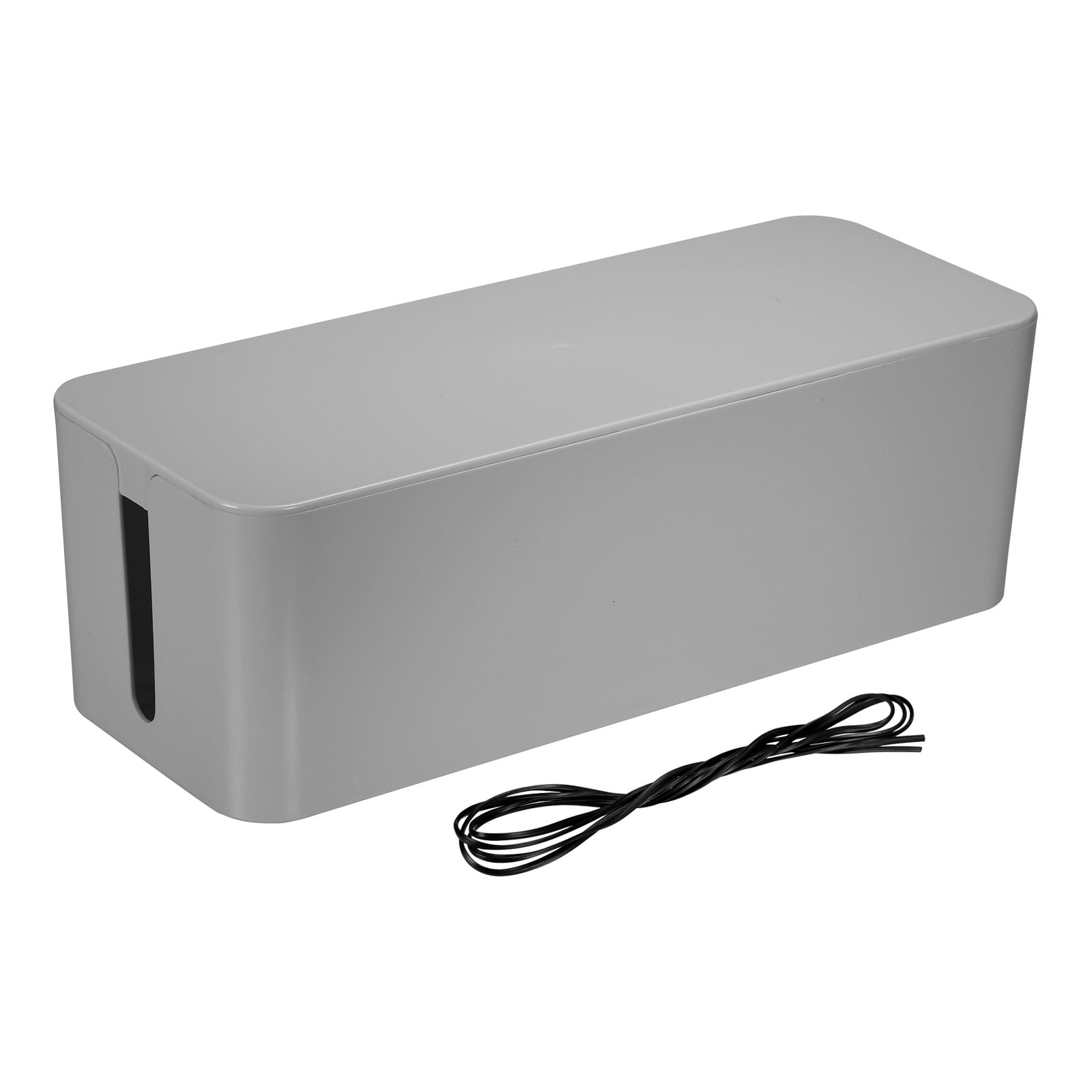 Uxcell Cable Management Box PP Cord Organizer Box w Tie to Hide Wires