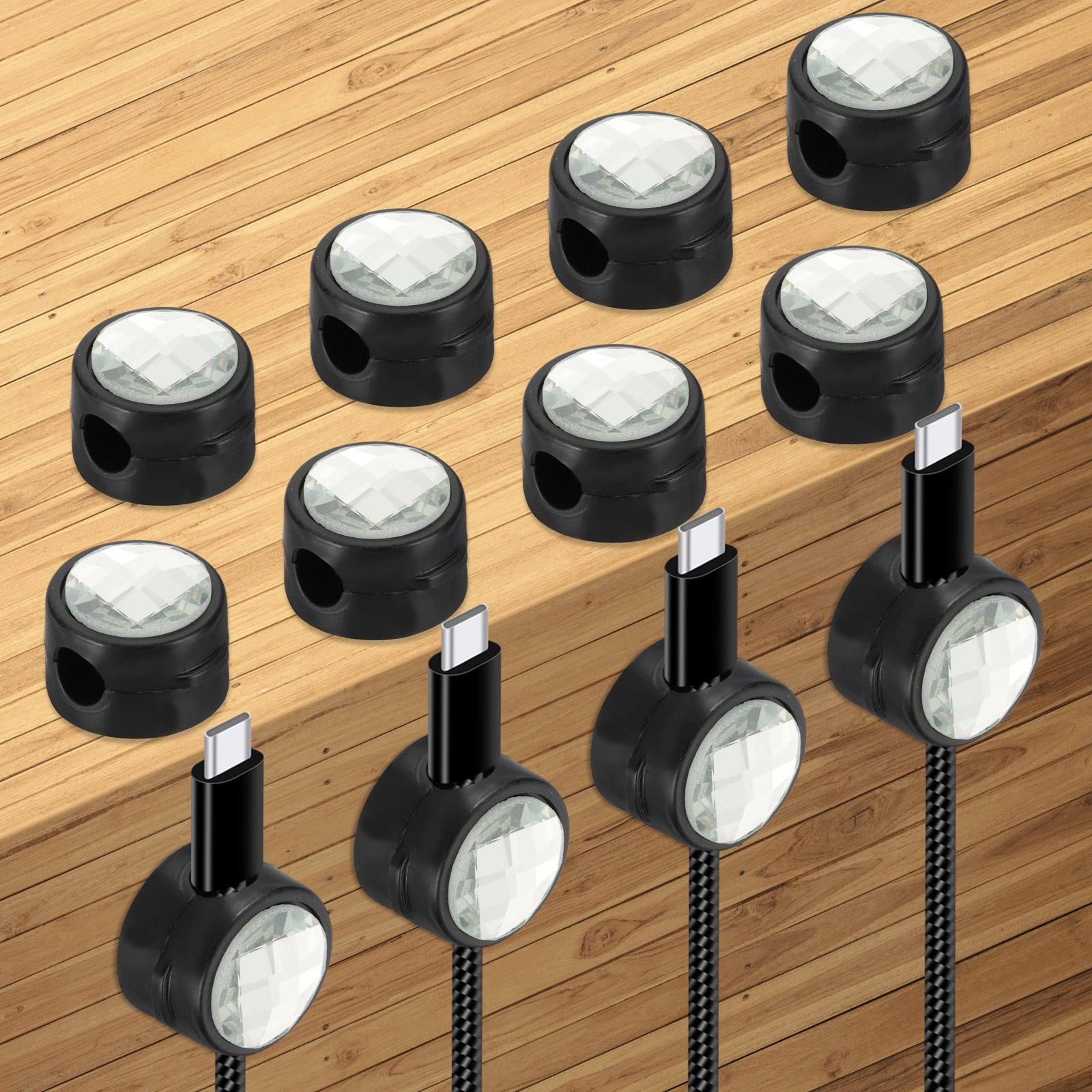 Magnetic Spring Clips Carl Roth Uxcell Cable Organizer Holder, 12 Pcs Magnetic Spring Clips for Office ...