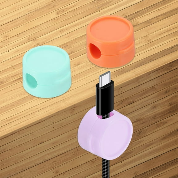 Uxcell Cable Organizer Holder, 3Pcs Magnetic Spring Desk Cable Management Clips