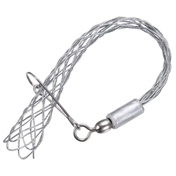 Uxcell Cable Pulling Grip for 12-15mm Cable 20cm Small Rotating Wire Mesh Puller Socks Grip Single Head,1 Pcs