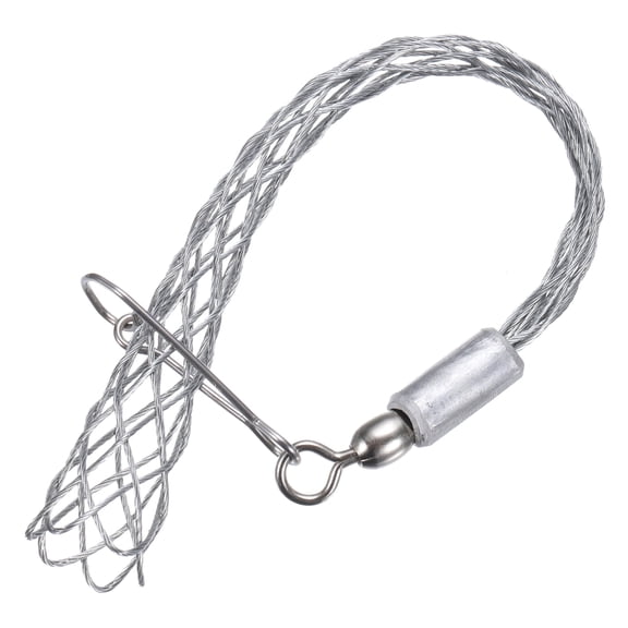 Uxcell Cable Pulling Grip for 15-18mm Cable 23cm Small Rotating Wire Mesh Puller Socks Grip Single Head,1 Pcs