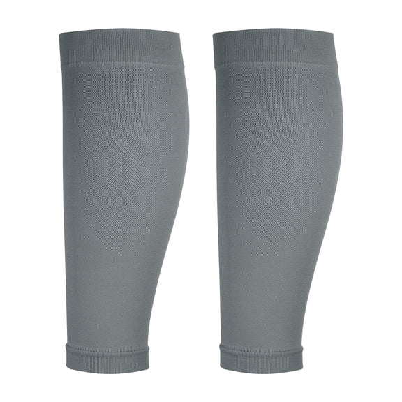 Uxcell Calf Compression Sleeves, Leg Compression Elastic Sleeve Calf Brace Support for Men& Women, M& Gray& Spandex-Fitting for(Running Shin Splint Cycling Travel Relieve Leg Pain)