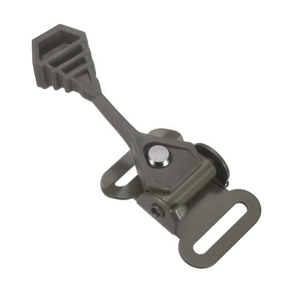 Uxcell Cam Buckle with Rubber Pull Tab, 1.1 Inch Zinc Alloy Quick Adjust Spring Loaded Non-Slip Cam Lock Buckle for Webbing Backpack Bag Straps, Dark Green