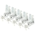 thumbnail image 1 of Uxcell Cam Lock, 1-1/8" Fits Up to 7/8" Thick Panel, Keyed Different Zinc Alloy 5Pack, 1 of 5