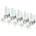 thumbnail image 1 of Uxcell Cam Lock, 1" Fits Up to 5/8" Thickness Panel, Keyed Alike Zinc Alloy 5Pcs, 1 of 5