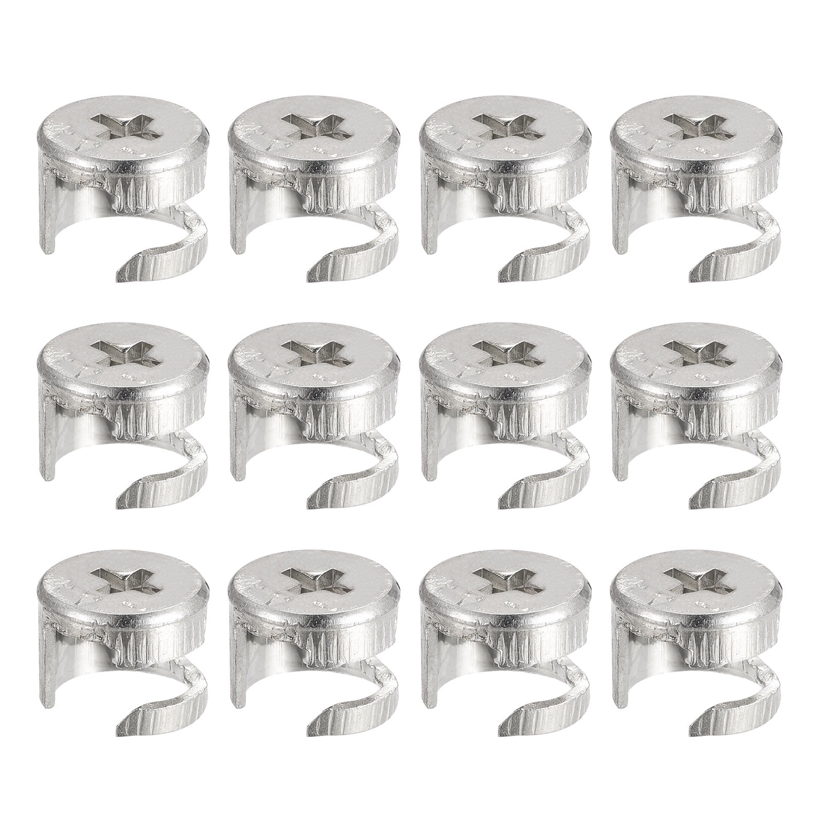 Uxcell Cam Lock Nut for Furniture, 12 Pack 14.6x11.5mm Joint Connector