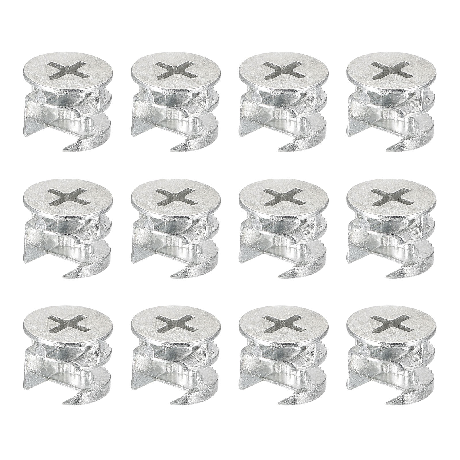 Uxcell Cam Lock Nut for Furniture, 80 Pack 15x12mm Joint Connector