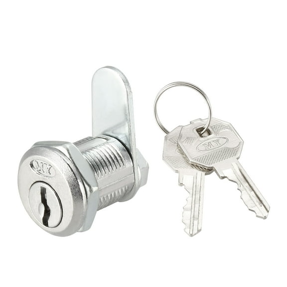 Uxcell Cam Locks 20mm Cylinder Length 35mm Long Cam Nut-on Lock Keyed Different
