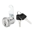 thumbnail image 1 of Uxcell Cam Locks 20mm Cylinder Length 48mm Bent Cam Nut-on Type Keyed Alike, 1 of 6