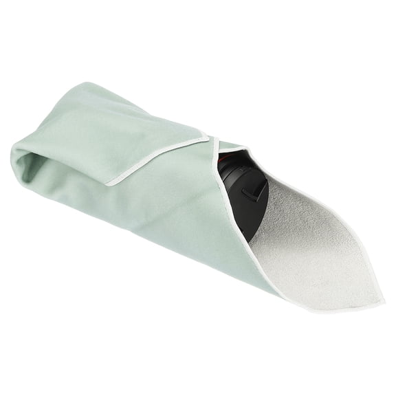 Uxcell Camera Protective Wrap, 55x55cm Lens Wrap Lens Pouch Bag for Camera Lens DSLR Accessories Phone Laptop, Green