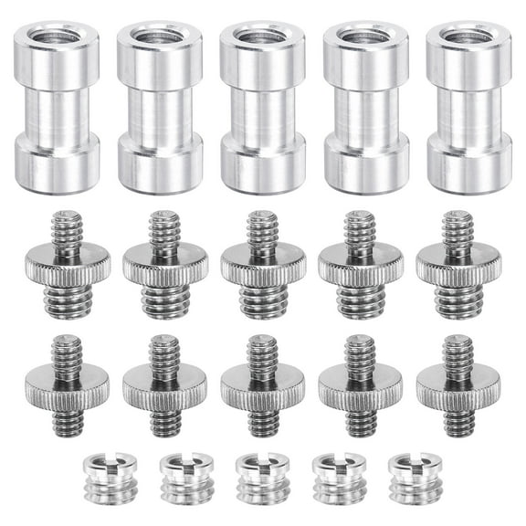 Uxcell Camera Screw Mount Set, 1/4 to 3/8 Male Screw, Female Screw for Camera