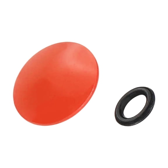 Uxcell Camera Shutter Button, Convex Surface Shutter Release Button Pure Copper Camera Buttons Orange