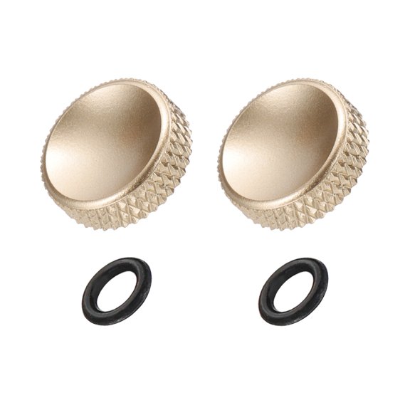 Uxcell Camera Shutter Button, Concave Surface Shutter Release Buttons Pure Copper Camera Button Matte Gold